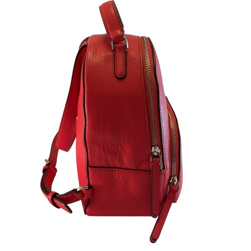 Borsa Kate Spade New York pelle Jackson zaino medio corallo brillante - Foto 5 di 20