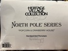 Dept 56 Heritage Village North Pole Series -#56388 Popcorn And Cranberry House