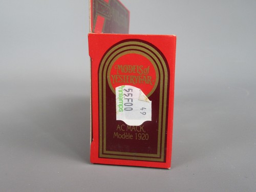 C979 Matchbox Models Of Yesteryear Y-30 Model AC Mack 1920 Kiwi IN Box Vintage - Picture 7 of 18