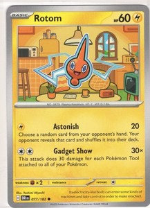 Rotom Normal Common SV10: Destined Rivals 077/182 NM