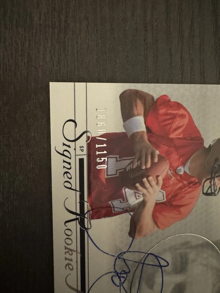 2002 SP Authentic Signed Authentics /1150 #197 J.T. JT O’SULLIVAN Auto Rookie RC - Image 3 of 3