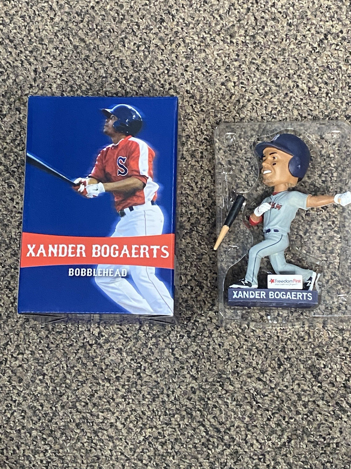 Salem Red Sox Bobbleheads, Mookie Betts, Xander Bogaerts, and Roger Clemens 