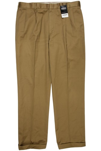Pantalones de tela Lands End para hombre talla EU 52 algodón marrón #gofw8hi - Imagen 1 de 5