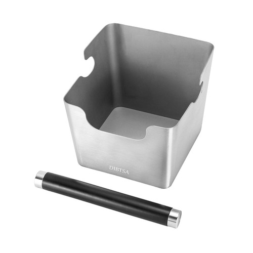 Coffee Grounds Knock Box Espresso Residue Container Durable Stainless Steel - Picture 6 of 14
