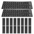  20 Sheets Tastatur Russisch Aufkleber Russische Tastaturaufkleber