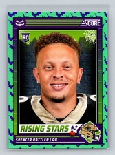 Spencer Rattler 2024 Score-A-Treat Rising Stars Green Bats #45 RC Saints