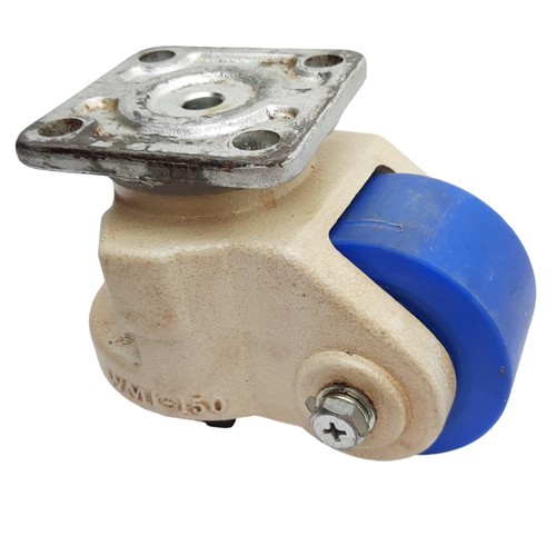 WM Caster WMIW-150PF Leveling Caster 3,000lbs Load, ø3.6 Wheel, 4xø0.5in Holes - Picture 1 of 7