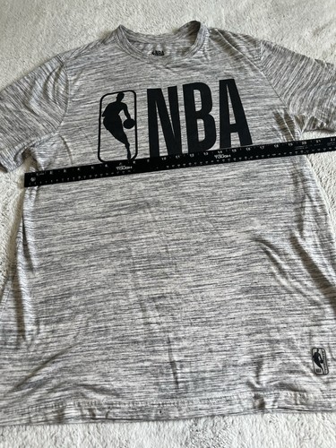 NBA x Rock Revival Men’s Large Gray Graphic T-Shirt RCKRVL 05 Splatter Logo Tee - Picture 8 of 9