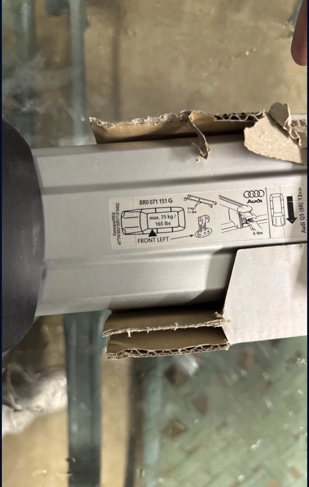 Рейлинги на крышу для Audi Q5 (2013–2017 гг.). Подлинная деталь Audi 8R0 071 151 - Изображение 3 из 4