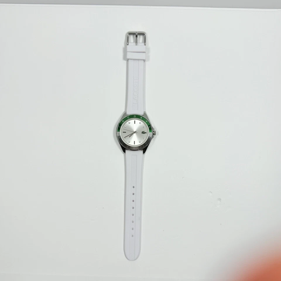 Lacoste 2001265 Swing White Dial White Silicone Strap Women's Watch - Image 4 of 4