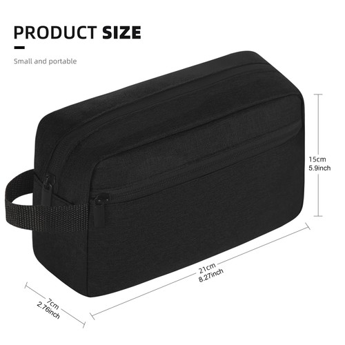 Reise Kulturbeutel hängend Dopp Kit Make-up Rasiertasche für Männer Frauen - Bild 7 von 7