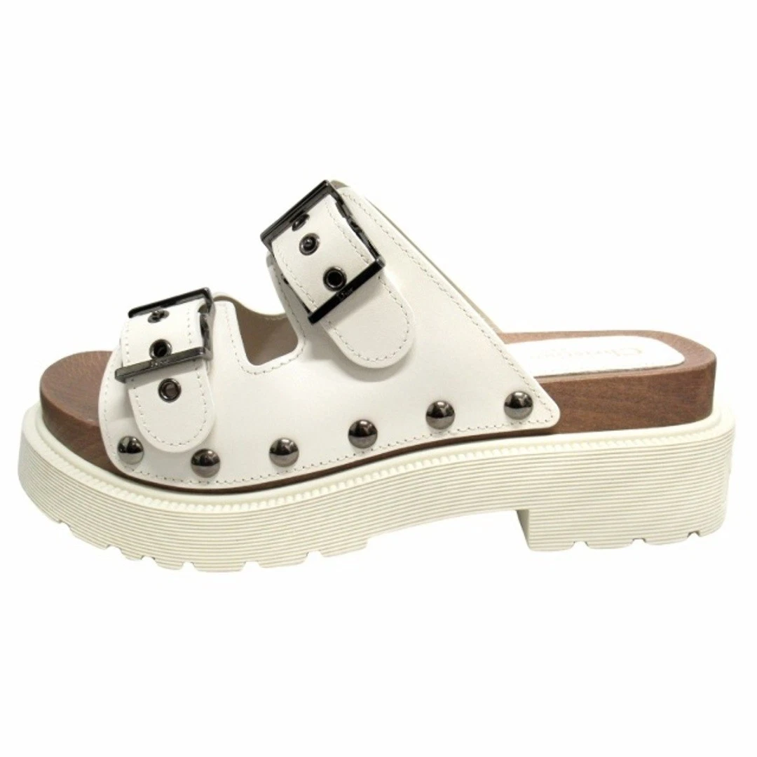 Sandales à bride cuir Dior 22ss Christian Quake plateforme ceinture chaussures occasion 5004e2d