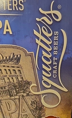 Squatters Craft Beers - IPA India Pale Ale Tin Sign Mancave Garage Decor 17½x11½ - Picture 3 of 7
