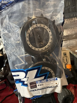 #ad #ad Pro Line Sling Shot Pre Mount Sand Tires w Impulse Pro Loc Wheels MX43 Black $79.99