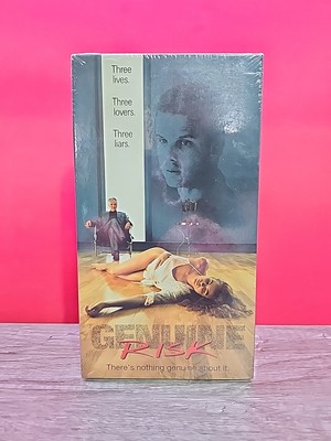 Genuine Risk (VHS, 1991) Michelle Johnson Erotic Thriller NEW Sealed