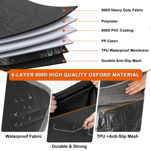 Dog Car Seat Cover Compatible with Jeep Wrangler 4 Door 2007-2025, Waterproof... - Bild 3 von 6