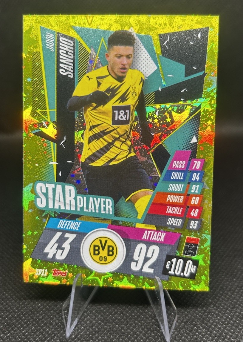 2020-21 Topps Match Attax UCL - Star Player Jadon Sancho #SP11