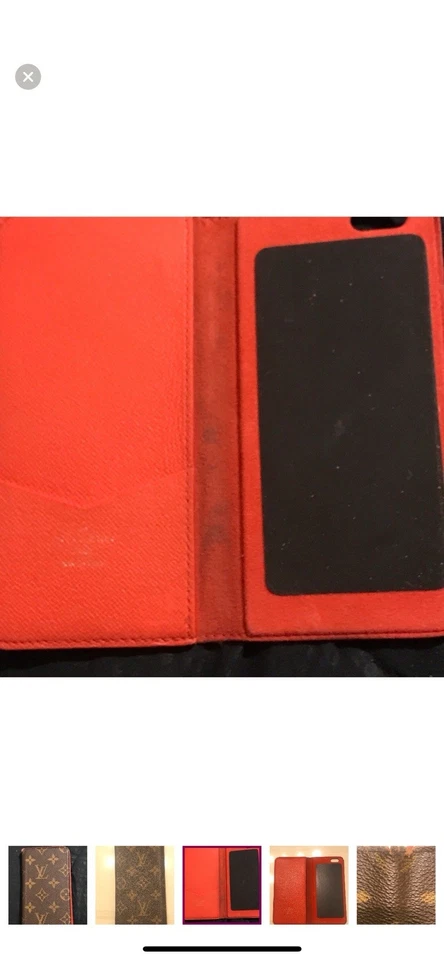 FUNDA CARTERA LOUIS VUITTON IPHONE 7/8+.USADA Y AUTÉNTICA Foto 4 de 4