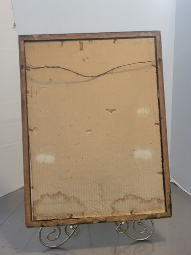Vintage Lithograph Spring Song Simon Glucklich Blind Girl 12"x17" Wood Frame - Picture 10 of 16