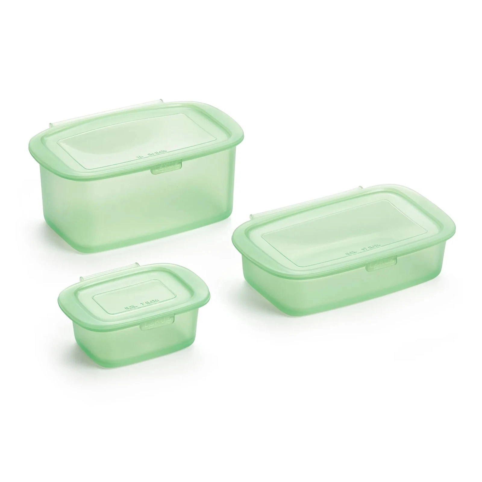 Lekue Reusable Silicone Food Storage Box, Set of 3
Opens in a new window or tab