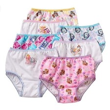 Nickelodeon Paw Patrol 7 Cotton Undies Panties Little Girls Size 6