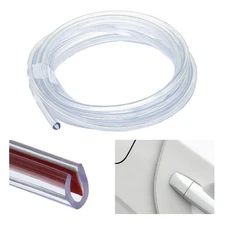 16ft Clear Chrome Car Door Edge Guards Universal U Shape Rubber Seal Protector