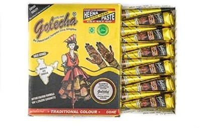 Golecha Henna Mehandi Temporary Tattoo/Body Art/ Faux Freckles Black Cones