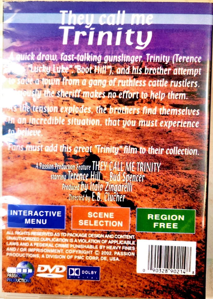 THEY CALL ME TRINITY - Bud Spencer, Terence Hill - DVD - Image 2 of 2