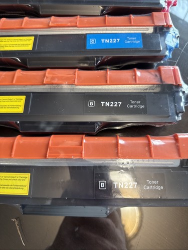 TN-227 (2) Black, 1 Cyan 1 Magent High Yield Toner 4 Cartridges Brother Printer - Bild 2 von 4