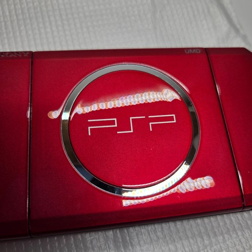 Sony PSP-3000 Console Radiant Red Handheld System Complete in box Near Mint 721 - Picture 15 of 16