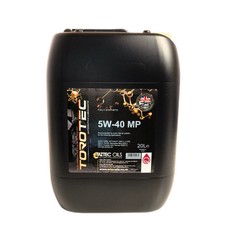 20L Torotec 5W-40 Engine Oil Fully Synthetic For ACEA A3/B4 MB 229.3 VW 502/505 3.80 per litre