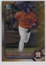 2022 Bowman Chrome Prospects Gold Refractor /50 Pedro Leon #BCP-115