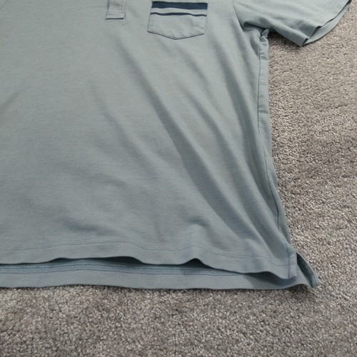 Travis Mathew Poloshirt Herren große blaue Tasche Golf Freizeit sportlich Leistung - Bild 6 von 19