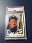 1989 Upper Deck Ken Griffey Jr. Auto 10 Rookie RC #1 Mariners PSA Authentic