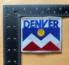Vintage Embroidered Denver, Colorado Patch 3.5 x 3 inches