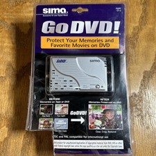 Sima GoDVD Model CT-2 Digital Video Enhancer Duplicator Transfer 32100 -Open Box