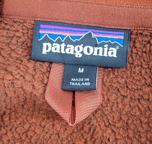 Patagonia Better Sweater Mens Size M 1/4 Zip Red Fleece Pullover Jumper Hiking - Picture 11 of 12