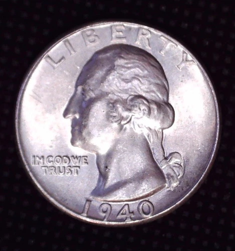 1940-P Washington Quarter Uncirculated 25(C) Philadelphia Mint #059