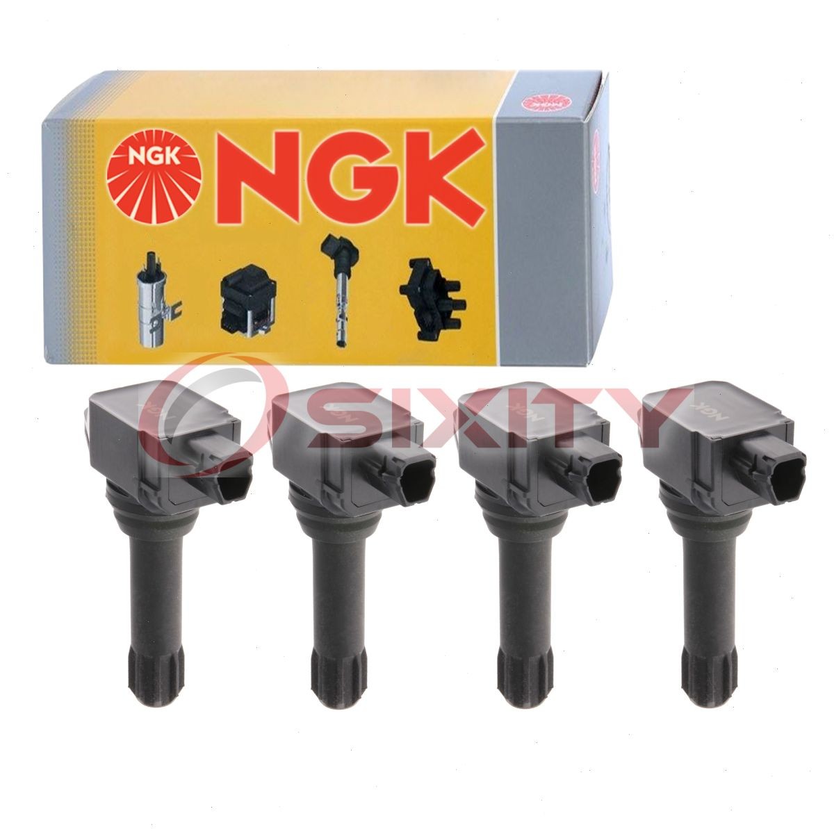 4 pc NGK 49126 U5358 Ignition Coils for UF774 UF-774 IC881 E1274 22433-AA741 je