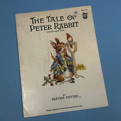 Grüner Apfel Beatrix Potter gezählt Kreuzstich Peter Hase Muster 549