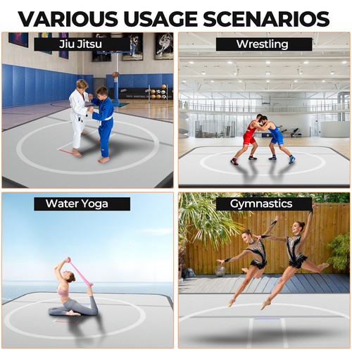 Wrestling Mats Inflatable,10x10FT Waterproof PVC Mat for Grappling,Martial Art - Picture 4 of 8