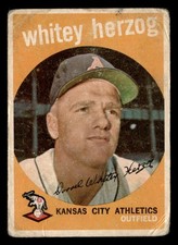 1959 Topps #392 Whitey Herzog PR-FR