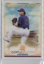 2024 Panini Boys of Summer Holo Gold /10 Chase Dollander #54