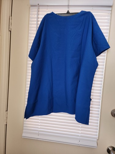WonderWink Scrub Top W123 6155 Navy 1XL 4-Pockets VNeck NWT Free Shipping - Picture 2 of 7