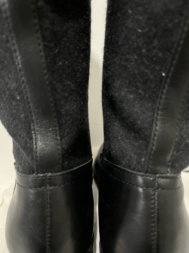 Tommy Hilfiger Boots Leather Equestrian Style BLAK Ladies Sz 8 Designer Mob Wife - Bild 7 von 22
