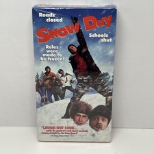 Snow Day VHS 2000 Chris Elliott Watermarks Orange Tape New Sealed