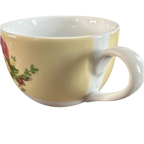 Royal Albert England Tazza da tè caffè Country Rose floreale latticello 2,5” H, 3,5” - Foto 5 di 7