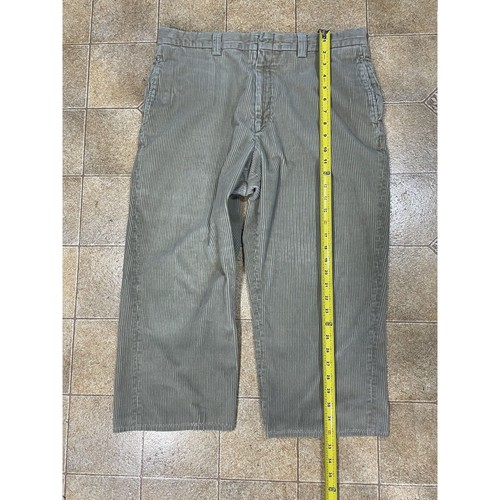 LL Bean Corduroy Women’s Capri Pants Waist 35” Inseam 21.5” High Rise Beige - Picture 5 of 13