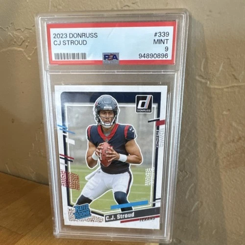 Donruss 2023 C.J. Stroud #339 PSA 9 Rated Rookie Houston Texans