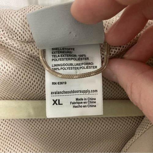 Avalancha Exterior Senderismo Camping Embalable Cremallera Chaqueta de Lluvia Talla XL - Imagen 7 de 8